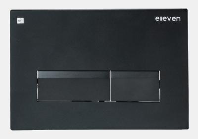 Кнопка для инсталляции квадратная черная Elleven