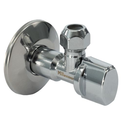 Кран угловой с цангой 1/2" х 3/8" "Millennium"