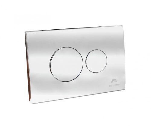 Кнопка для инсталляции круглая хромированная Millennium