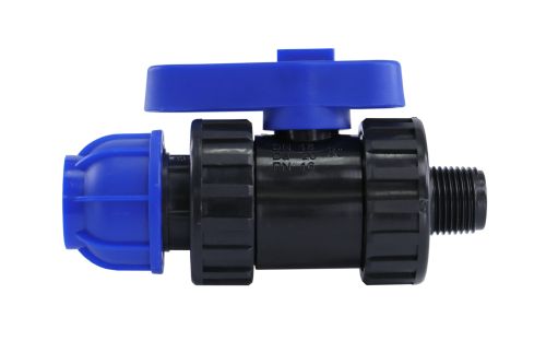 Кран шаровый ПНД    20- 1/2 с внутренней резьбой (PN16)  Millennium