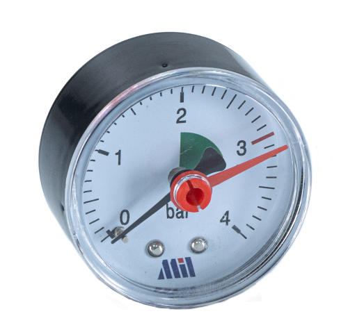 Манометр с задним подключением 1/4" (50/ 4 бар) Millennium