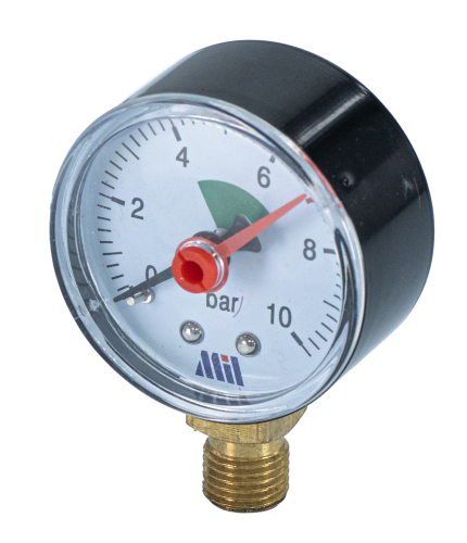 Манометр с задним подключением 1/4" (50/10 бар) Millennium