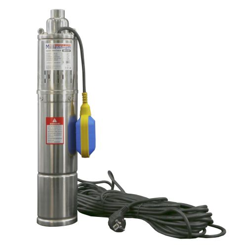 Насос скважинный винтовой Millennium 4" СН495ВП (250Вт/90м/ 1,9м3/час) с поплавком