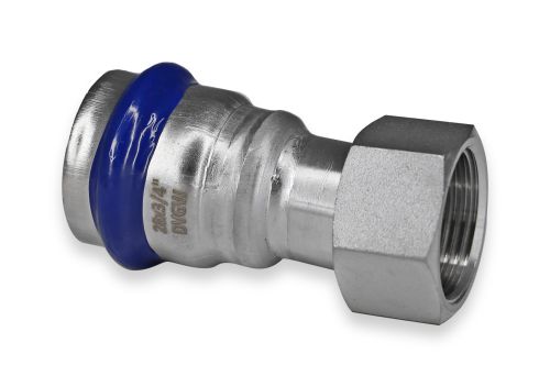 Муфта пресс с накидной гайкой для нержавеющей трубы Millennium