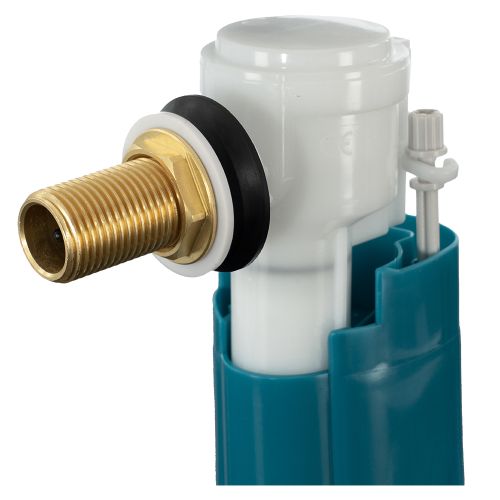 Выпускной комплект арматура со stop-кнопкой и клапаном 1/2" универсальный (с боковой и нижней латунной подводкой)  Millennium