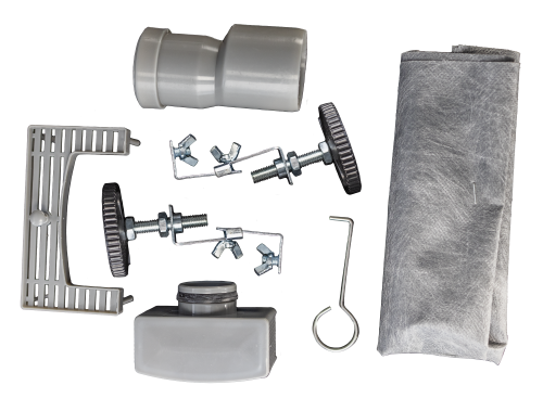 Трап линейный из нержавеющей стали с сухим поворотным гидрозатвором 60 см (решётка 01) Millennium