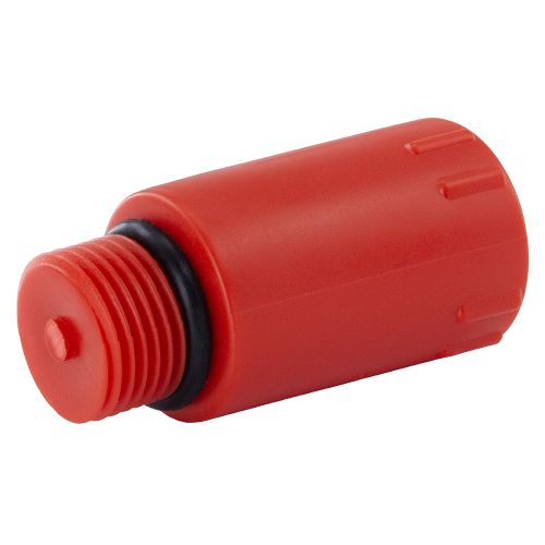 Заглушка 1/2" монтажная красная Millennium
