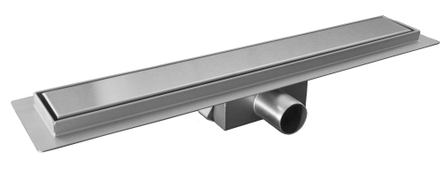 Трап линейный нержавейка  с сухим  гидрозатвором  70 см (под плитку) Millennium (в блистере)