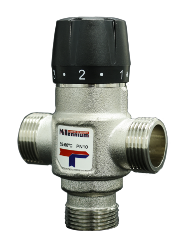 Термостатический смесительный клапан 3/4" ( 35°C - 60°C ) Millennium