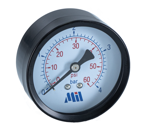 Манометр с задним подключением 1/4" (63/4 бар) Millennium