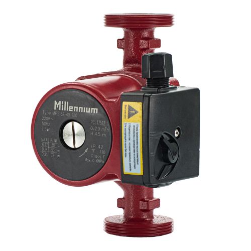 Насос циркуляционный Millennium MPS 32-40 (180 мм) с соединительными гайками