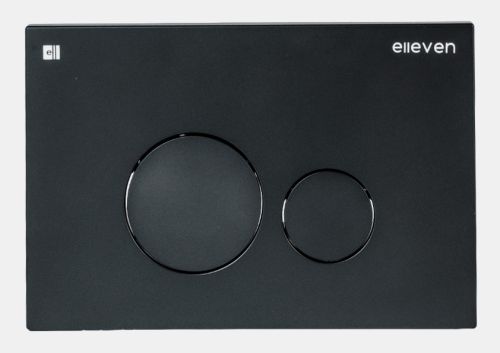 Кнопка для инсталляции круглая черная Elleven