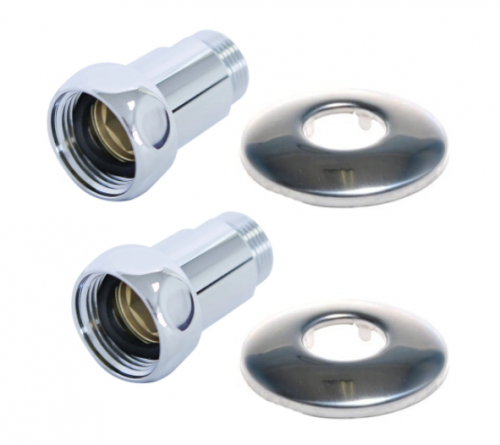 Соединение прямое для полотенцесушителя В/Н (пара) Millennium