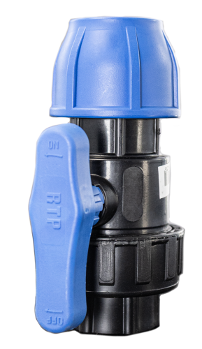 Кран шаровый ПНД    20- 1/2 с внутренней резьбой (PN16)  Millennium