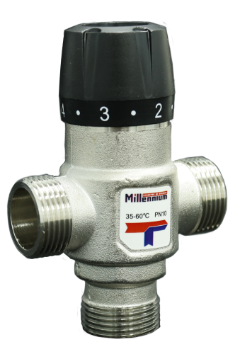 Термостатический смесительный клапан 3/4" ( 35°C - 60°C ) Millennium