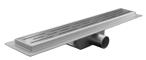 Трап линейный нержавейка  с сухим  гидрозатвором  50 см (под плитку) Millennium (в блистере)