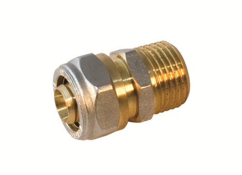 Фитинг обжимной прямой Millennium 16ц- 1/2"н