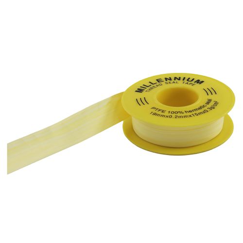 Фум лента большая жёлтая (19мм-0,20мм-15м) Millennium