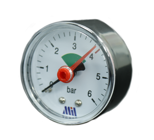 Манометр вертикальный 1/4" (63/6 бар) Millennium