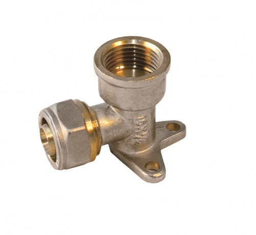 Фитинг обжимной угольник с креплением 20ц Millennium