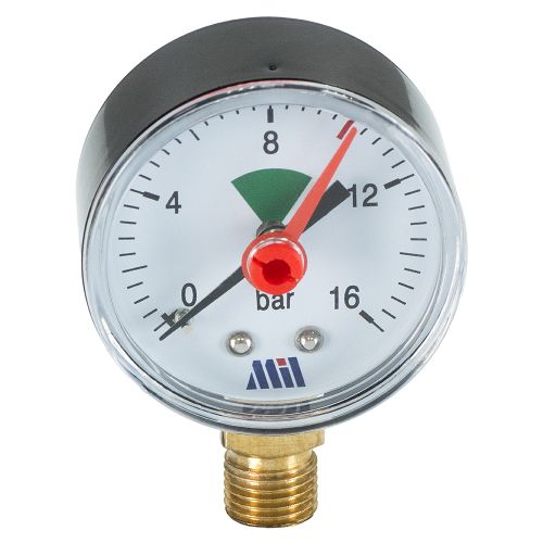 Манометр вертикальный 1/4" (63/16 бар) Millennium