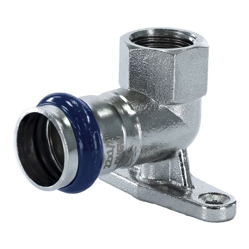 Уголок 90° пресс настенный для нержавеющей трубы с ВР Millennium