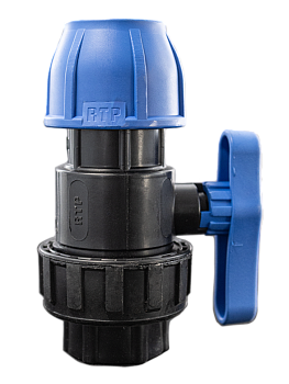 Кран шаровый ПНД    20- 1/2 с внутренней резьбой (PN16)  Millennium