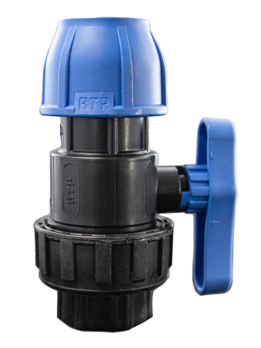 Кран шаровый ПНД    20- 1/2 с внутренней резьбой (PN16)  Millennium