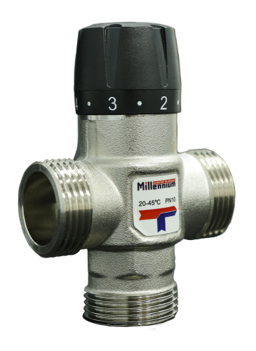Термостатический смесительный клапан 1" ( 20°C - 45°C ) Millennium