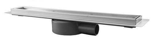 Трап линейный нержавейка с сухим поворотным  гидрозатвором  70 см(под плитку) Millennium(в блистере)