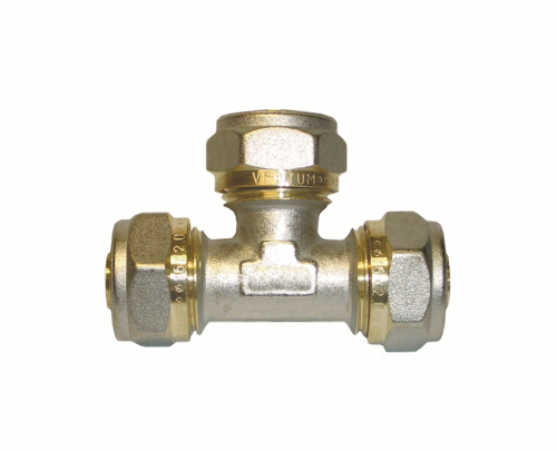 Фитинг обжимной тройник Millennium 20ц-16ц-20ц