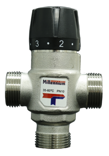 Термостатический смесительный клапан 3/4" ( 35°C - 60°C ) Millennium