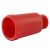 Заглушка 1/2" монтажная красная Millennium