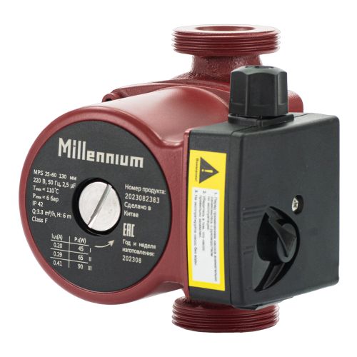 Насос циркуляционный Millennium MPS 25-60 (130 мм)