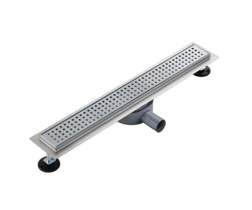 Трап линейный из нержавеющей стали с сухим гидрозатвором 60 см (решётка 04) Millennium