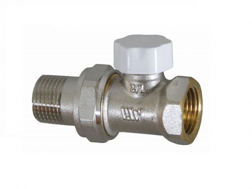 Кран для радиатора 1/2" прямой нижний Millennium
