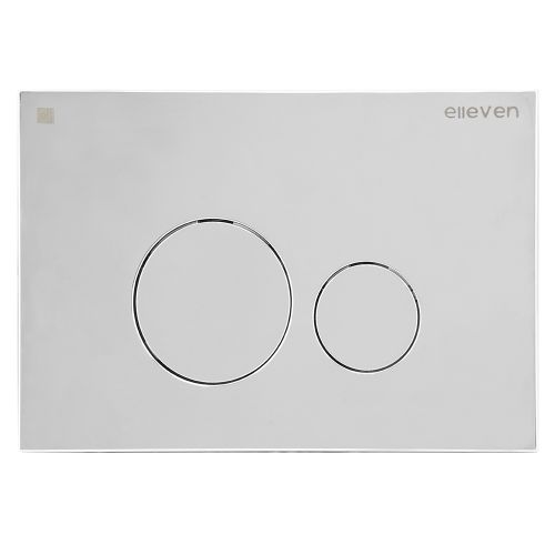 Кнопка для инсталляции круглая хромированная Elleven