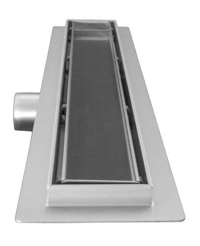 Трап линейный нержавейка  с сухим  гидрозатвором  60 см (под плитку) Millennium (в блистере)