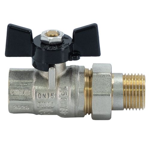 Кран шаровый с накидной гайкой Millennium 1/2"