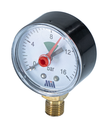 Манометр вертикальный 1/4" (63/16 бар) Millennium