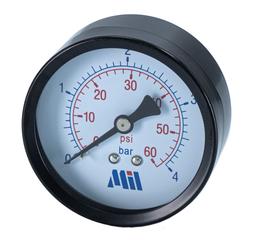 Манометр с задним подключением 1/4" (63/4 бар) Millennium