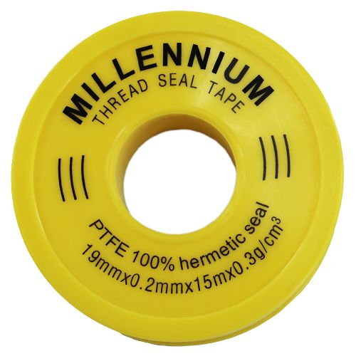 Фум лента большая жёлтая (19мм-0,20мм-15м) Millennium