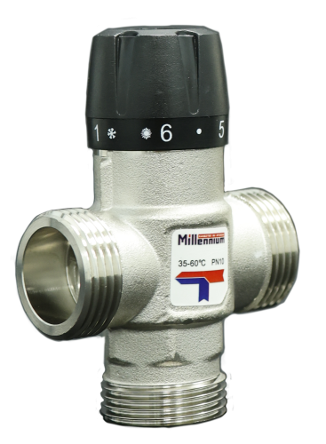 Термостатический смесительный клапан 1" ( 35°C - 60°C ) Millennium