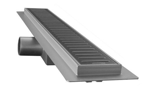 Трап линейный из нержавеющей стали с сухим гидрозатвором 80 см (решётка 10) Millennium