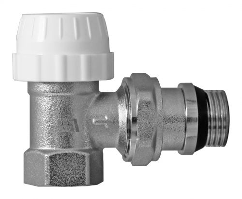 Кран  для радиатора 1/2 угловой верхний под термоголовку Millennium
