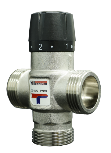 Термостатический смесительный клапан 1" ( 20°C - 45°C ) Millennium