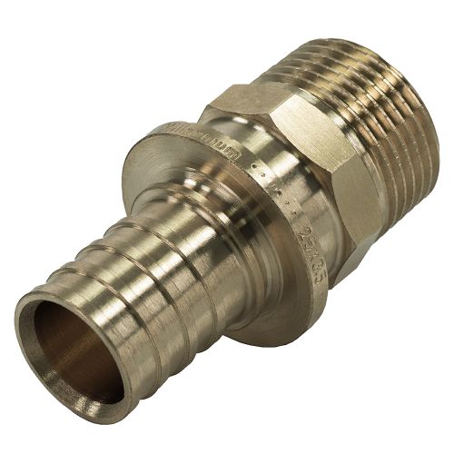 Муфта O 25x3.5 - 3/4" нар. аксиальная Millennium (материал латунь CW617N)