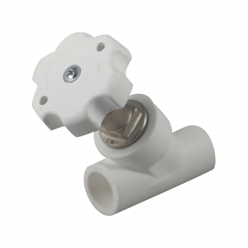 Кран вентильный полипропиленовый угловой Millennium