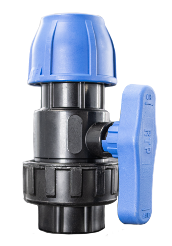 Кран шаровый ПНД    20- 1/2 с внутренней резьбой (PN16)  Millennium