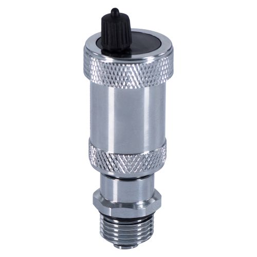 Воздухоотводчик автоматический 1/2" прямой с обратным клапаном, хромированный Millennium